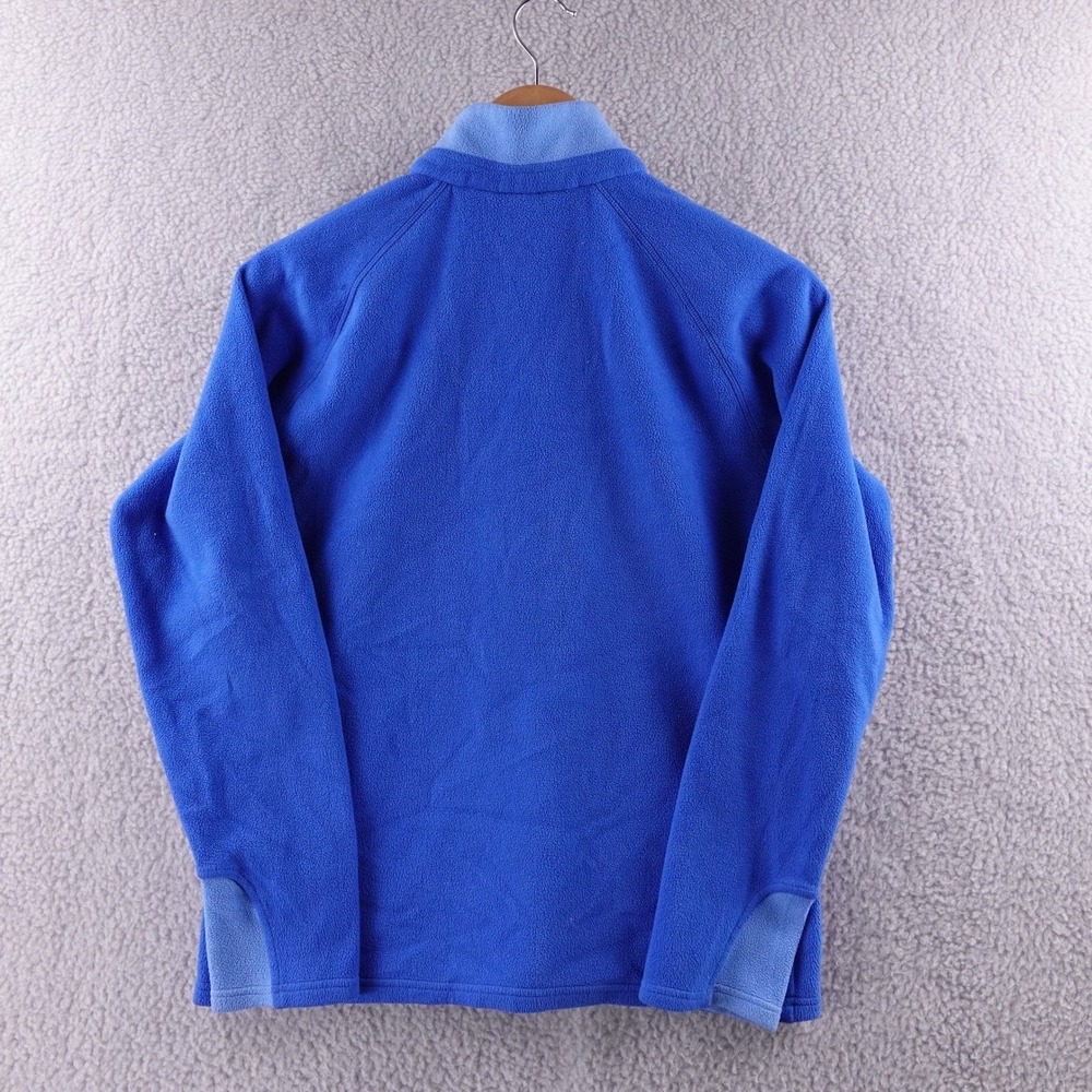 Marmot Blue Fleece 1/4 Zip Pullover Sweatshirt Women's Medium Outdoor Camp Hike - Picture 2 of 7
